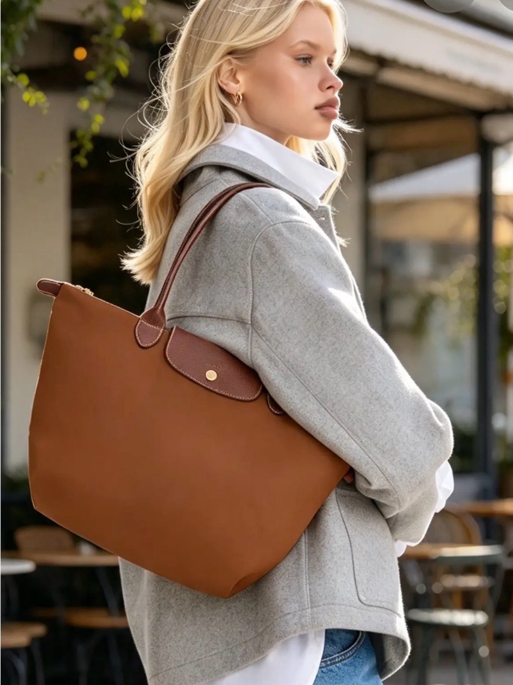 Le Pliage Original Medium Totebag – Cognac – NWT